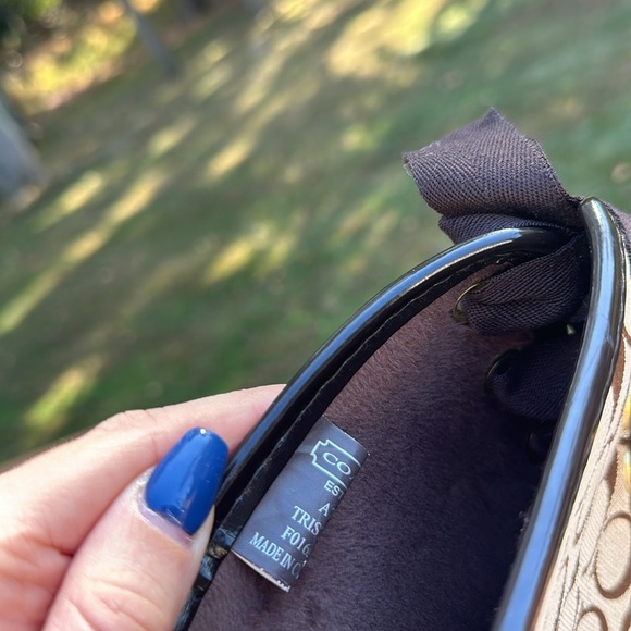 Coach Tristee Classic Logo Signature Lace Up Lined Rain Boots - Picture 15 of 16